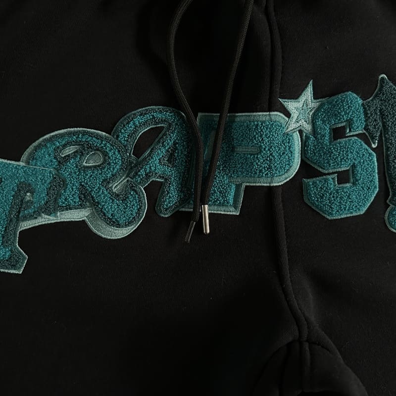 Trapstar Wildcard Chenille Blue Black Set