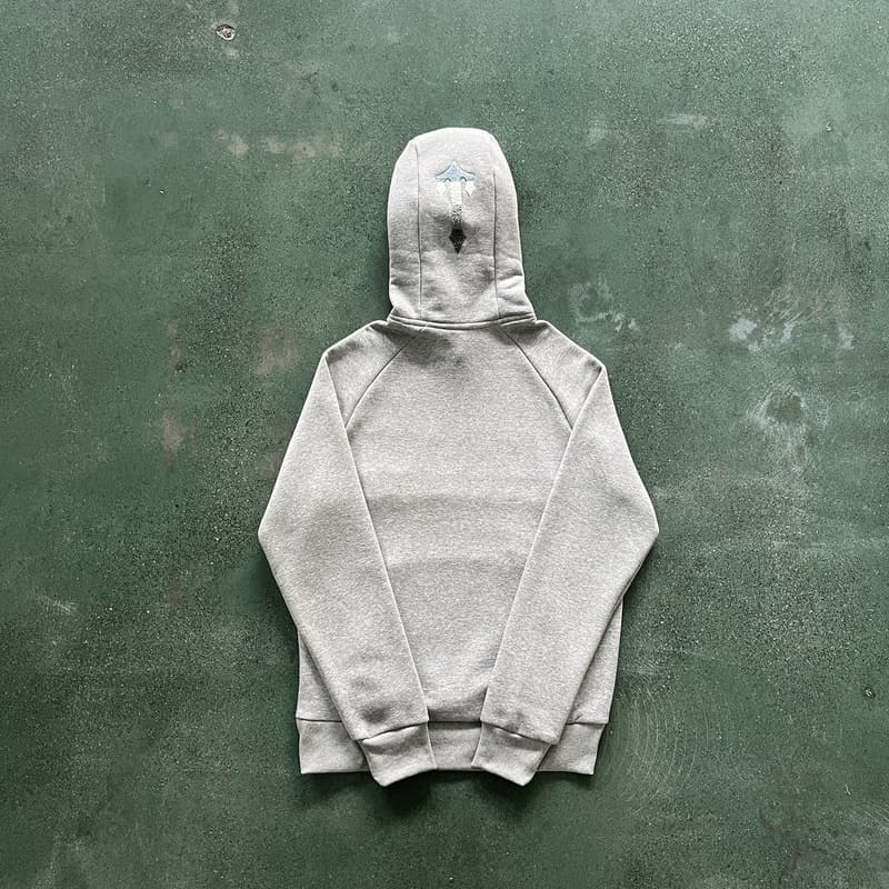 Trapstar Chenille Decoded 2.0 Grey/Ice Blue Set