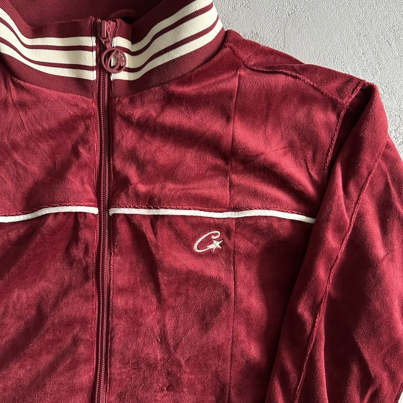 Corteiz Red Velour AMG Set