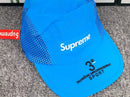 Supreme Mesh Side Panel Camp Blue Cap