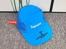 Supreme Mesh Side Panel Camp Blue Cap