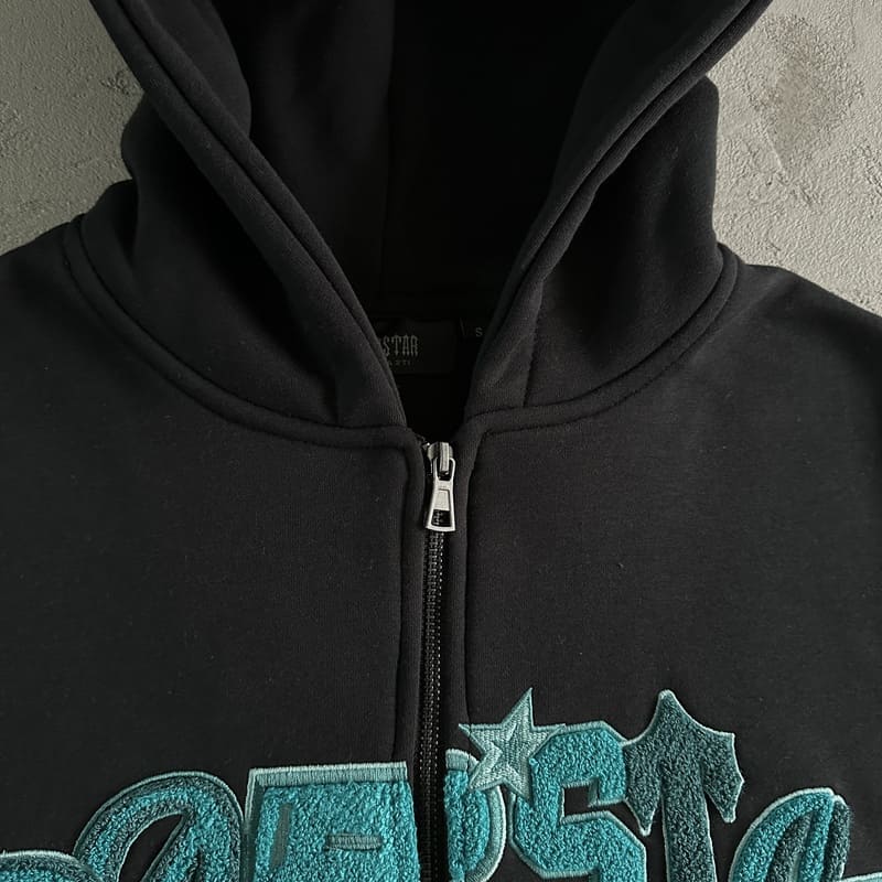 Trapstar Wildcard Chenille Blue Black Set